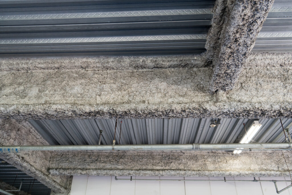 ceiling-construction-covered-asbestos