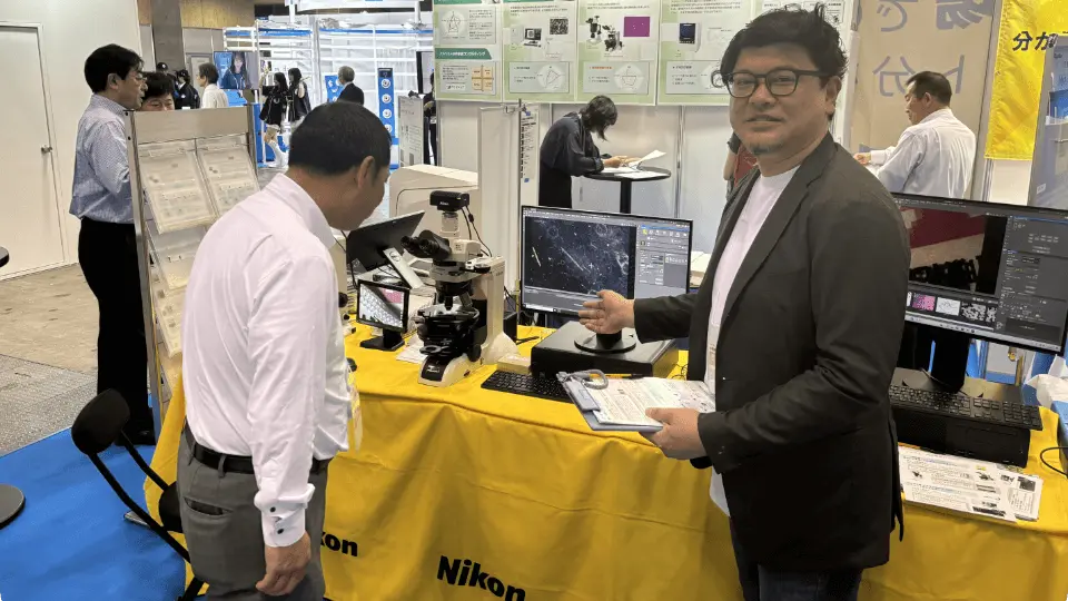 展示会での様子