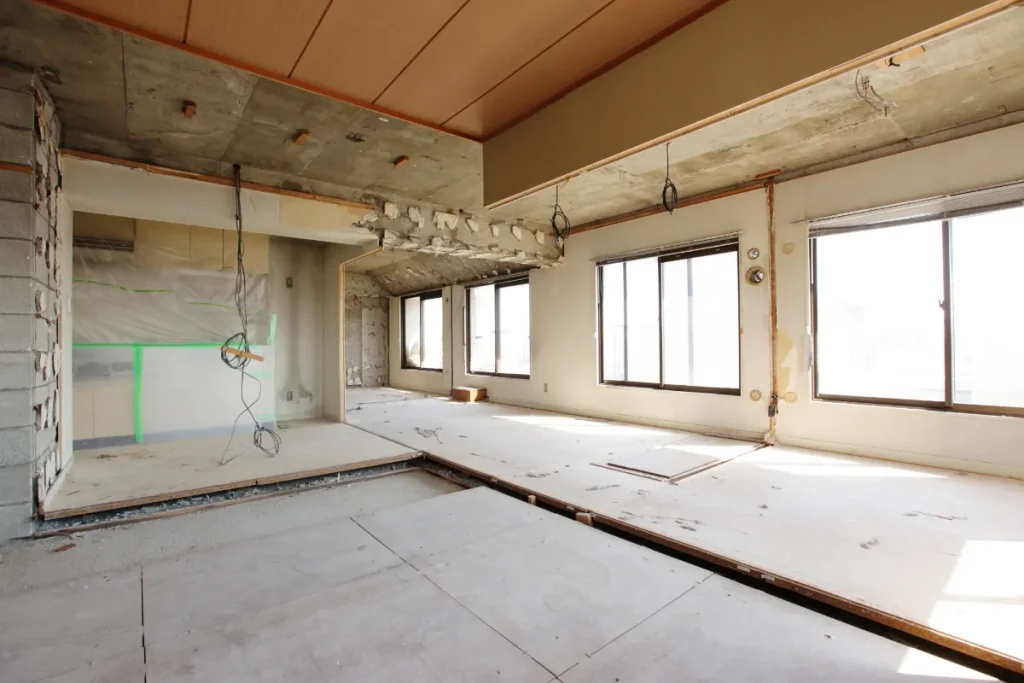 建物内マンションのリフォーム状況
